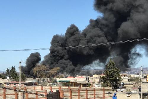 Videos: Impresionante explosión en San Mateo Otzacatipan, Toluca
